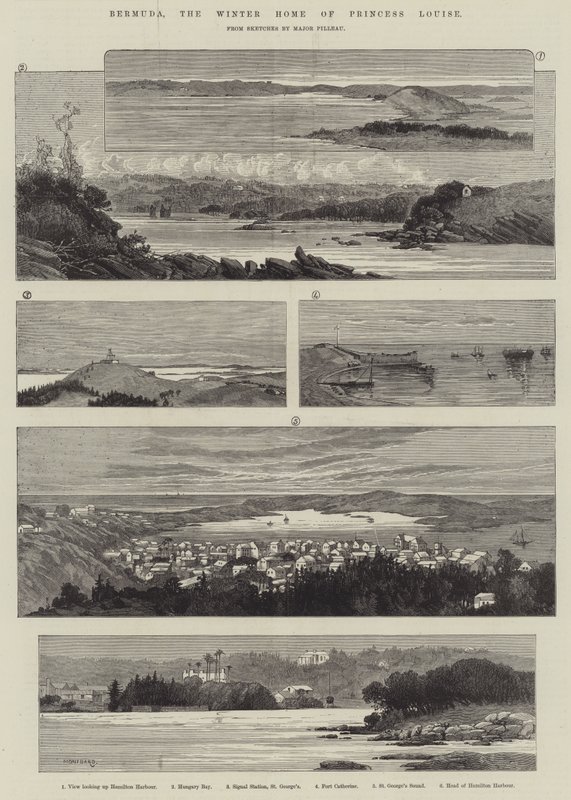 ಬರ್ಮುಡಾ, ಪ್ರಿನ್ಸೆಸ್ ಲೂಯಿಸ್ ಟರ್ಕಿಯ ಚಳಿಗಾಲದ ಮನೆ by Charles Auguste Loye