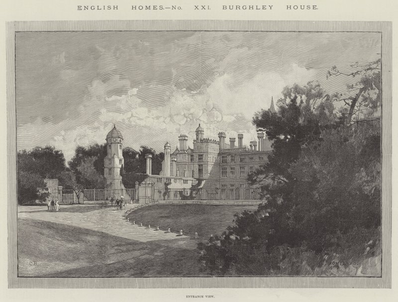 Burghley Evi by Charles Auguste Loye