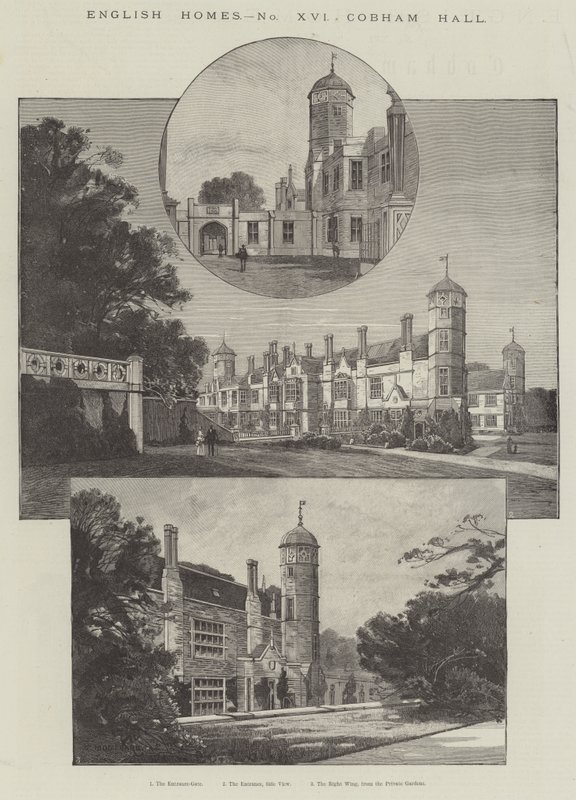 Cobham Salonu by Charles Auguste Loye