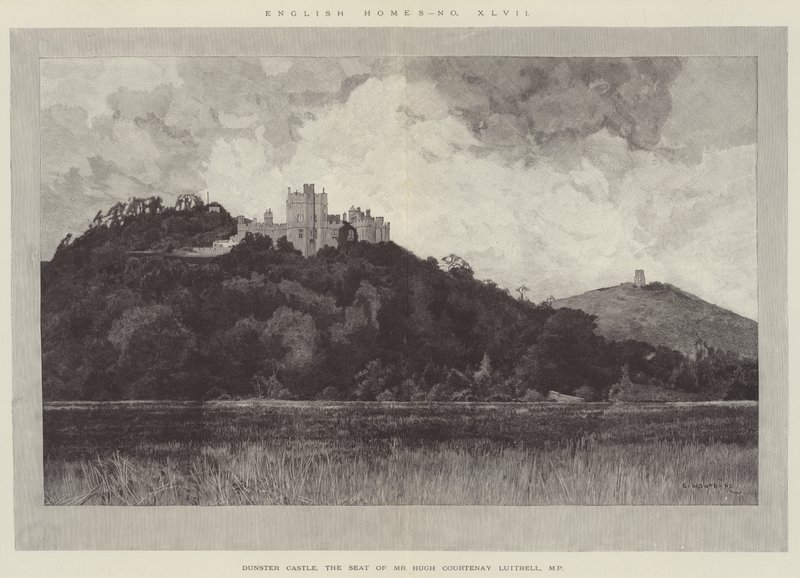 Dunster Kalesi, Bay Hugh Courtenay Luttrell'in Koltuğu, Milletvekili by Charles Auguste Loye