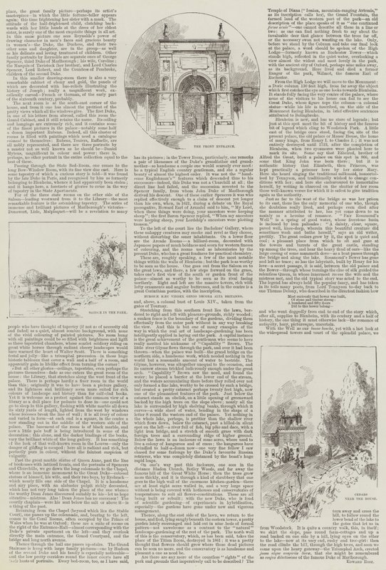 İngiliz Evi, Blenheim by Charles Auguste Loye