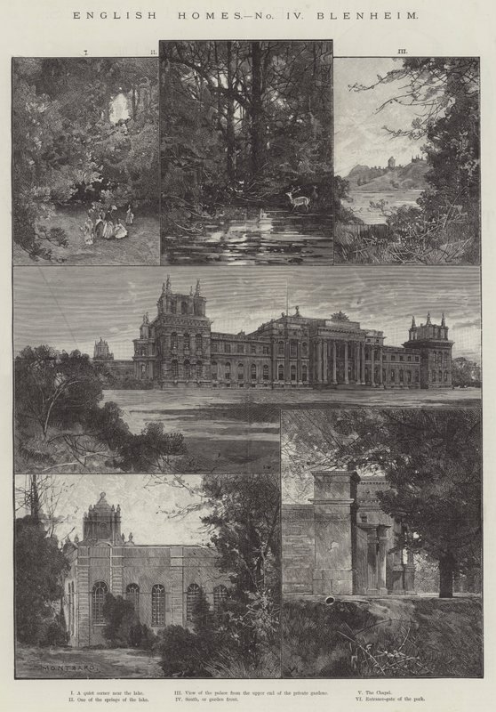 İngiliz Evi, Blenheim by Charles Auguste Loye
