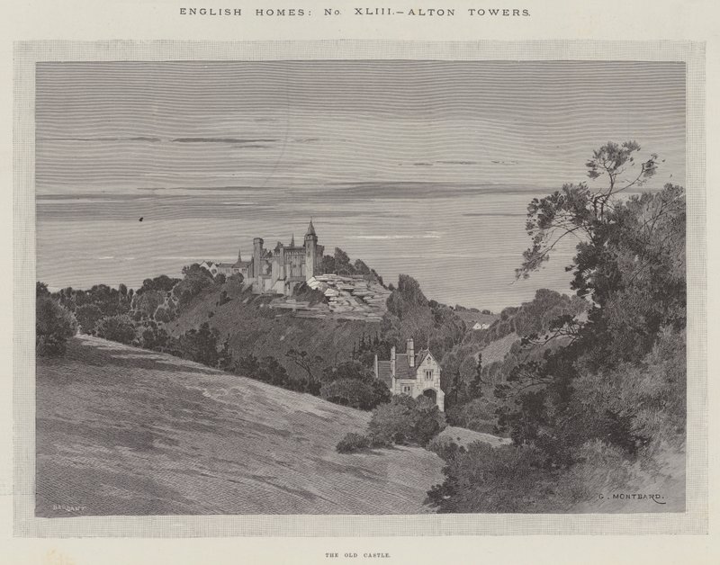 İngiliz Evleri, Alton Kuleleri, Eski Kale by Charles Auguste Loye