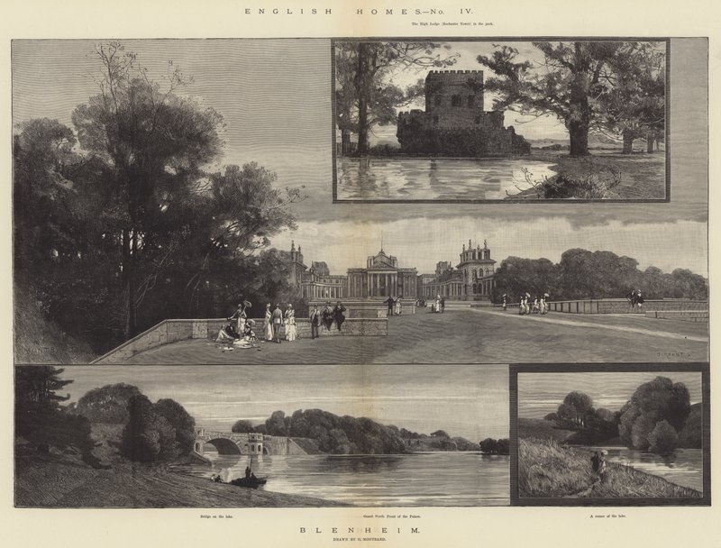 İngiliz Evleri, Blenheim by Charles Auguste Loye