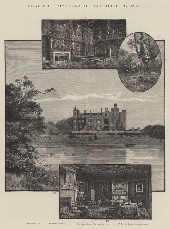 İngiliz Evleri, Hatfield Evi by Charles Auguste Loye