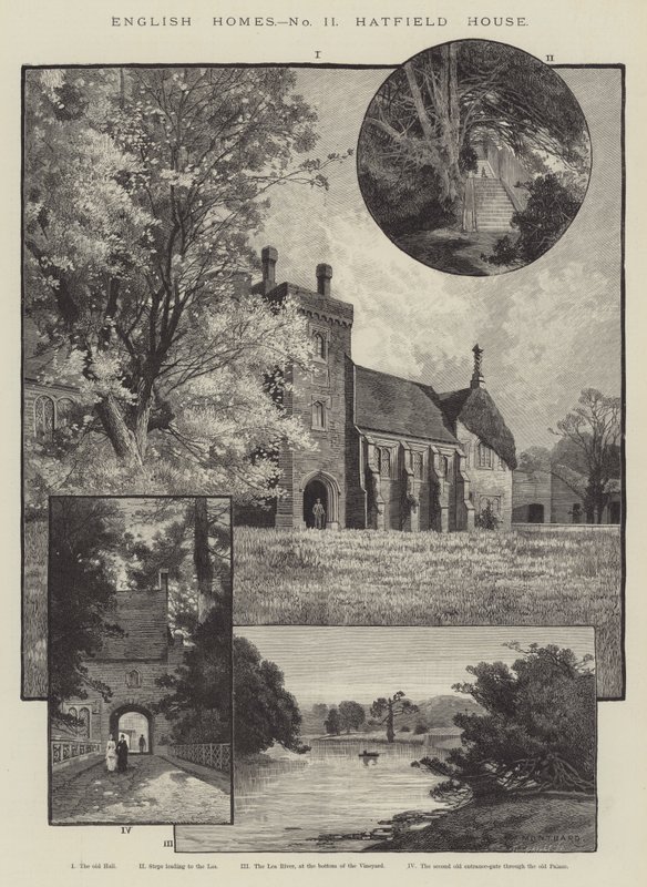 İngiliz Evleri, Hatfield Evi by Charles Auguste Loye