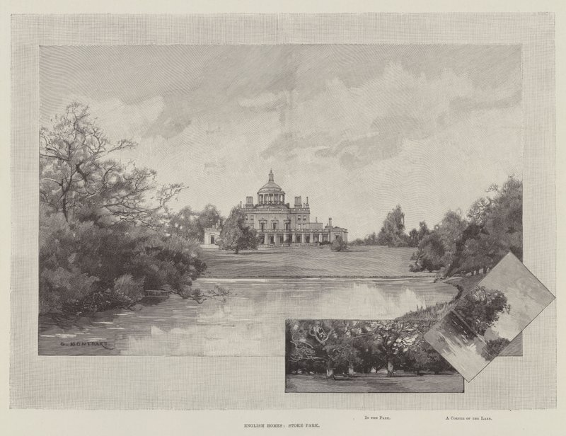 İngiliz Evleri, Stoke Parkı by Charles Auguste Loye