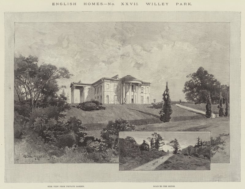 İngiliz Evleri, Willey Parkı by Charles Auguste Loye