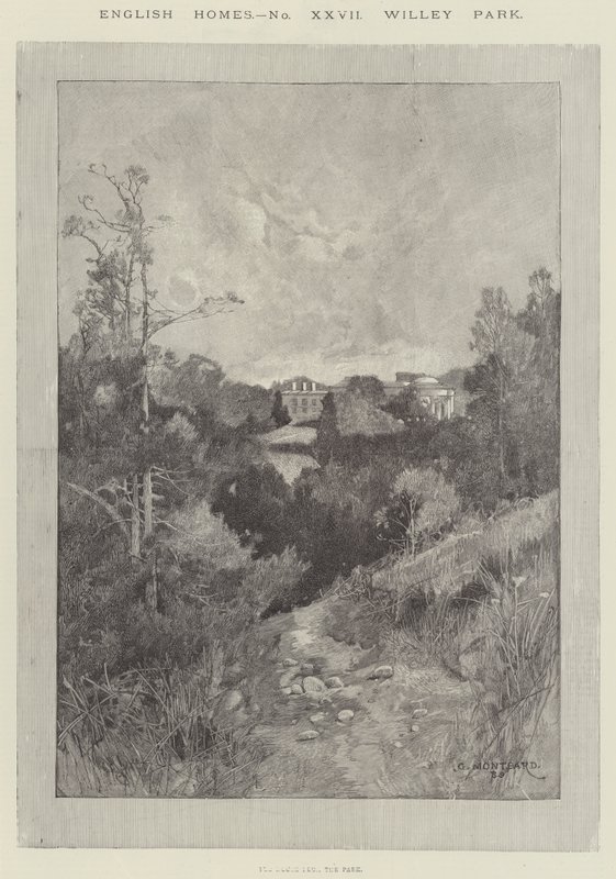 İngiliz Evleri, Willey Parkı by Charles Auguste Loye