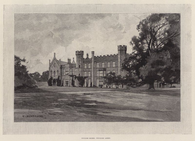 İngiliz Evleri, Wycombe Manastırı by Charles Auguste Loye