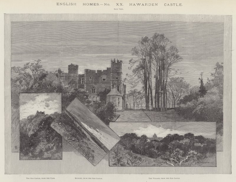 Hawarden Kalesi by Charles Auguste Loye