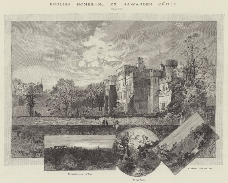 Hawarden Kalesi by Charles Auguste Loye
