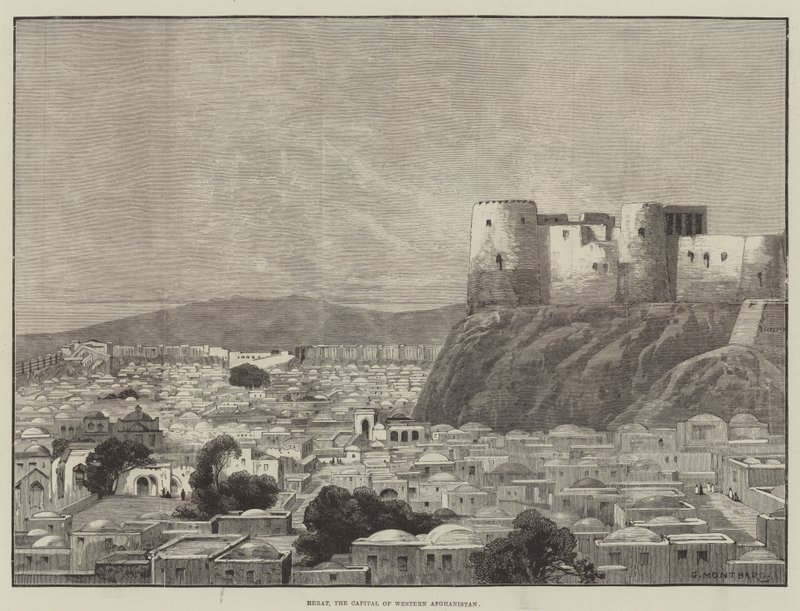 Batı Afganistan'ın Başkenti Herat by Charles Auguste Loye