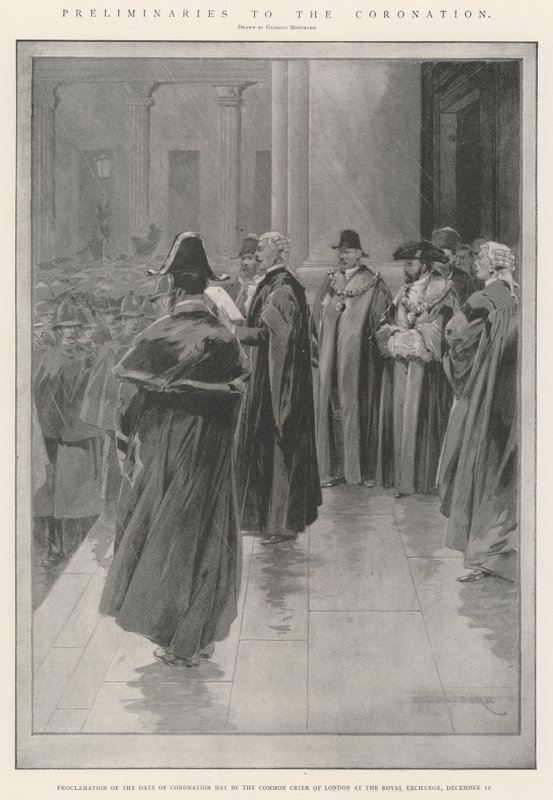 Taç giyme töreni için ön hazırlıklar by Charles Auguste Loye