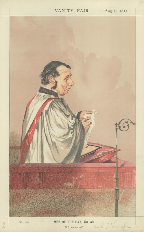 Rahip Charles John Vaughan by Charles Auguste Loye