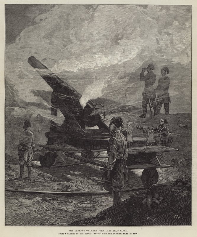 Kars Savunması, Son Atış by Charles Auguste Loye