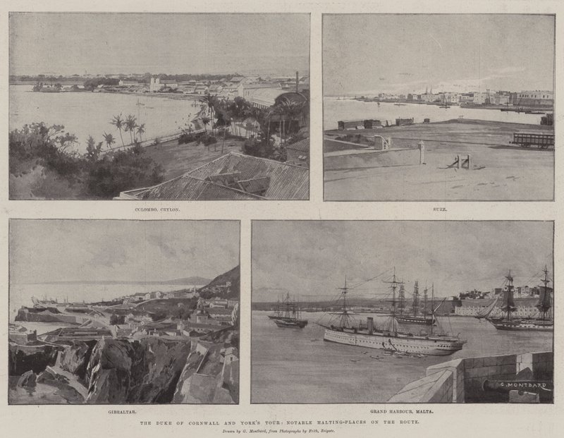 Cornwall Dükü ve York Turu, Güzergah Üzerindeki Önemli Duraklama Yerleri by Charles Auguste Loye