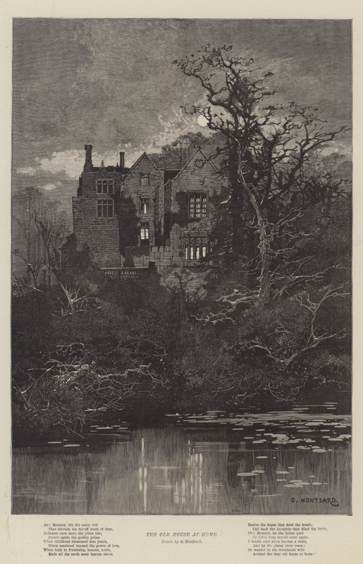 Evdeki Eski Ev by Charles Auguste Loye