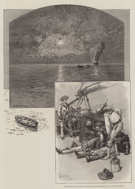 Walter Besant tarafından, Ona Maden Aramak için by Charles Auguste Loye