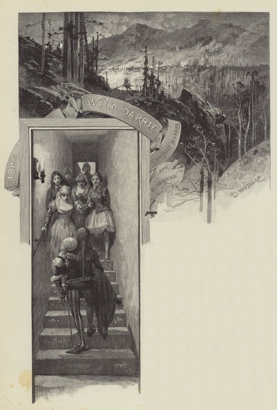 Vahşi Darrie, Christie Murray ve H Herman by Charles Auguste Loye