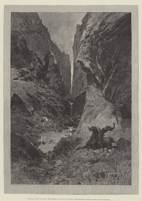 Vahşi Darrie, Christie Murray ve H Herman by Charles Auguste Loye