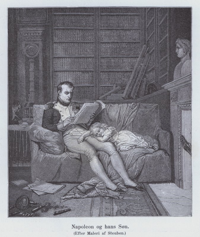 Napolyon I ve oğlu (lito) by Charles Auguste Steuben