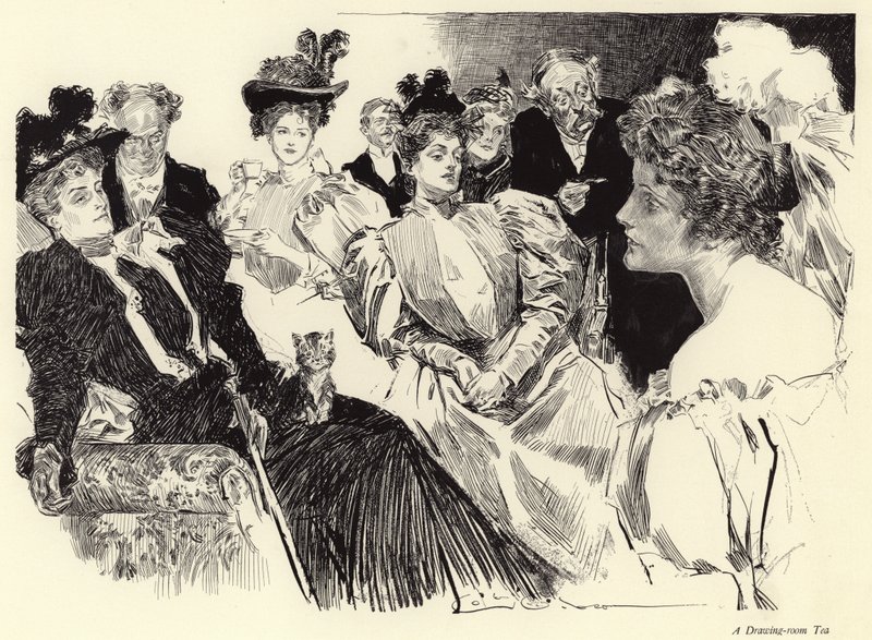 A Çizim Odası Çayı by Charles Dana Gibson