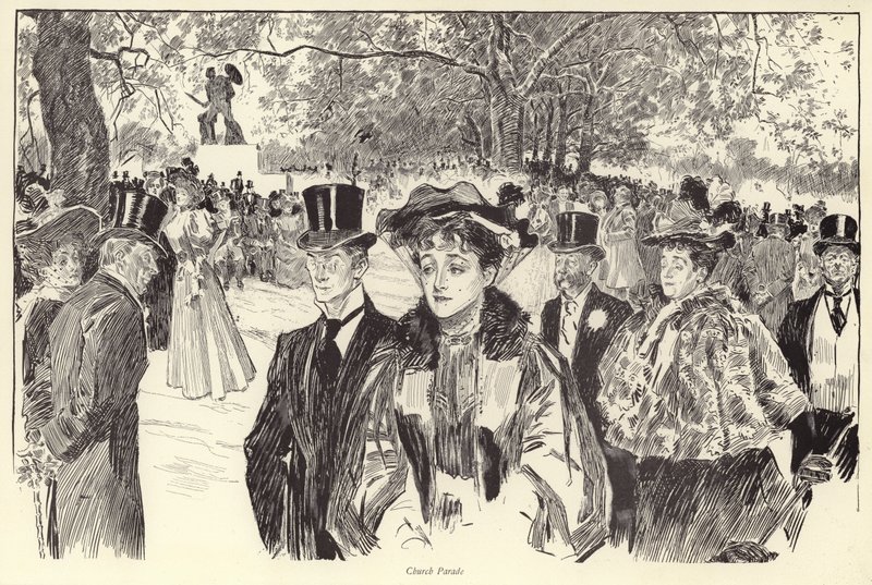 Kilise Geçit Töreni, Hyde Park by Charles Dana Gibson