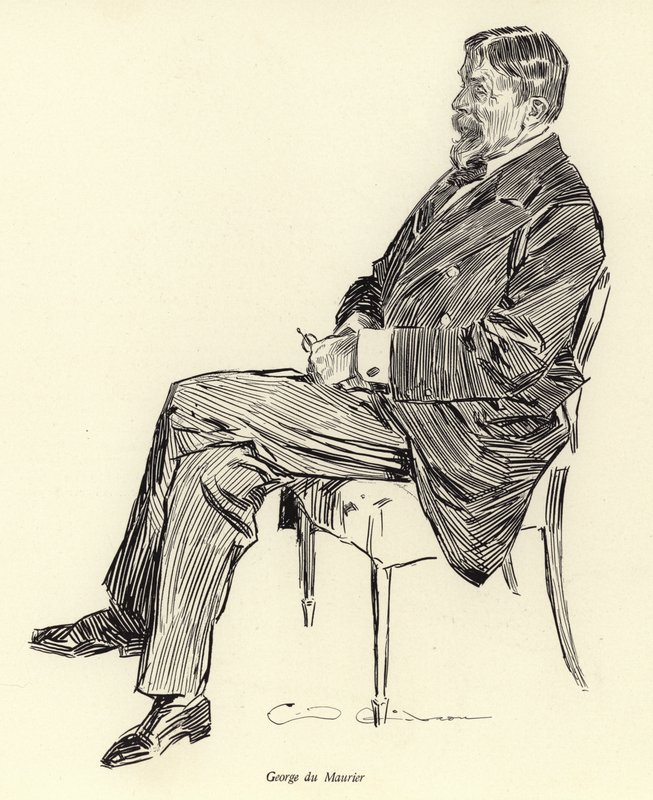 George Du Maurier, portre by Charles Dana Gibson