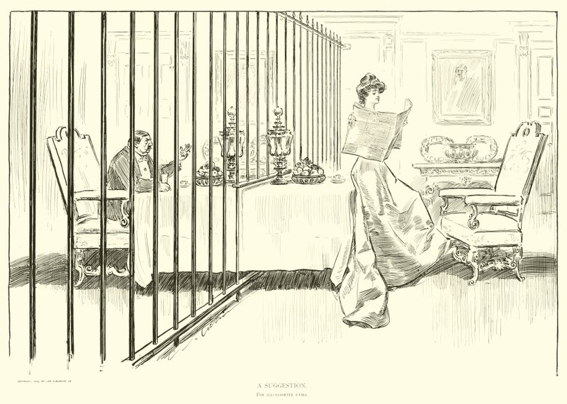 Sosyal Merdiven için İllüstrasyon by Charles Dana Gibson