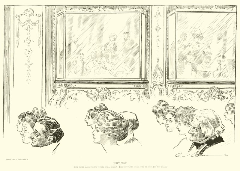 Sosyal Merdiven için İllüstrasyon by Charles Dana Gibson