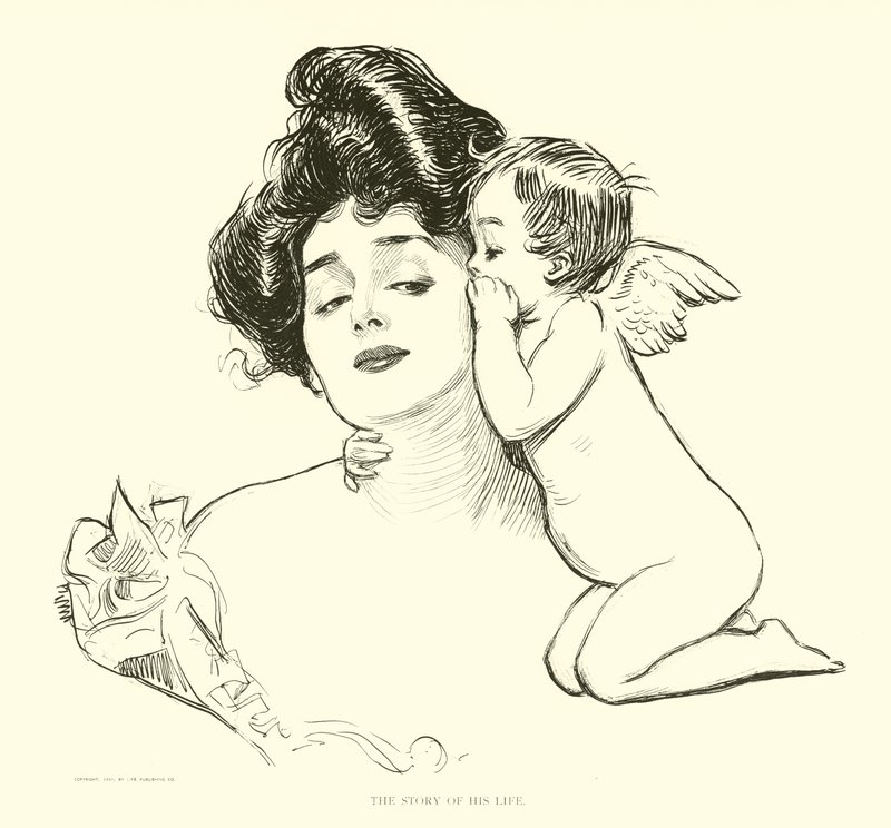 Sosyal Merdiven için İllüstrasyon by Charles Dana Gibson