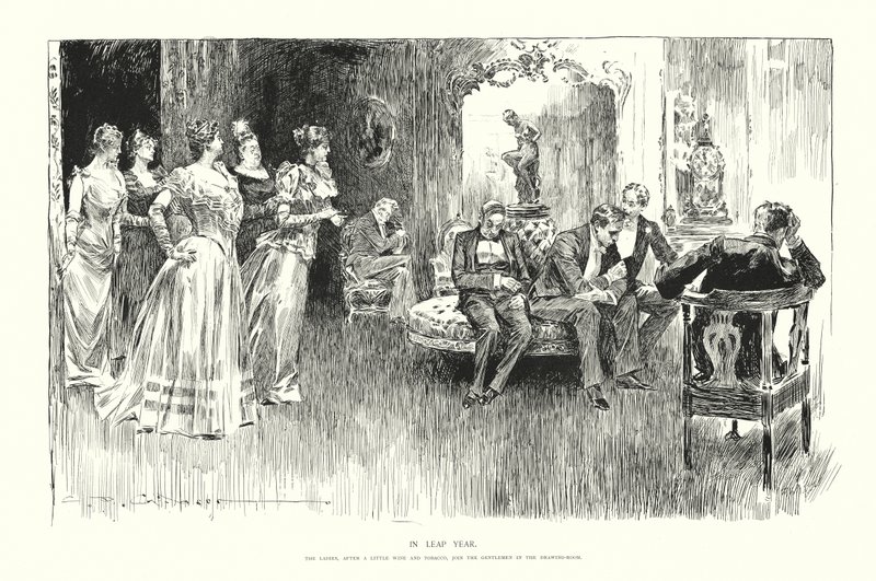 Artık Yılda (lito) by Charles Dana Gibson