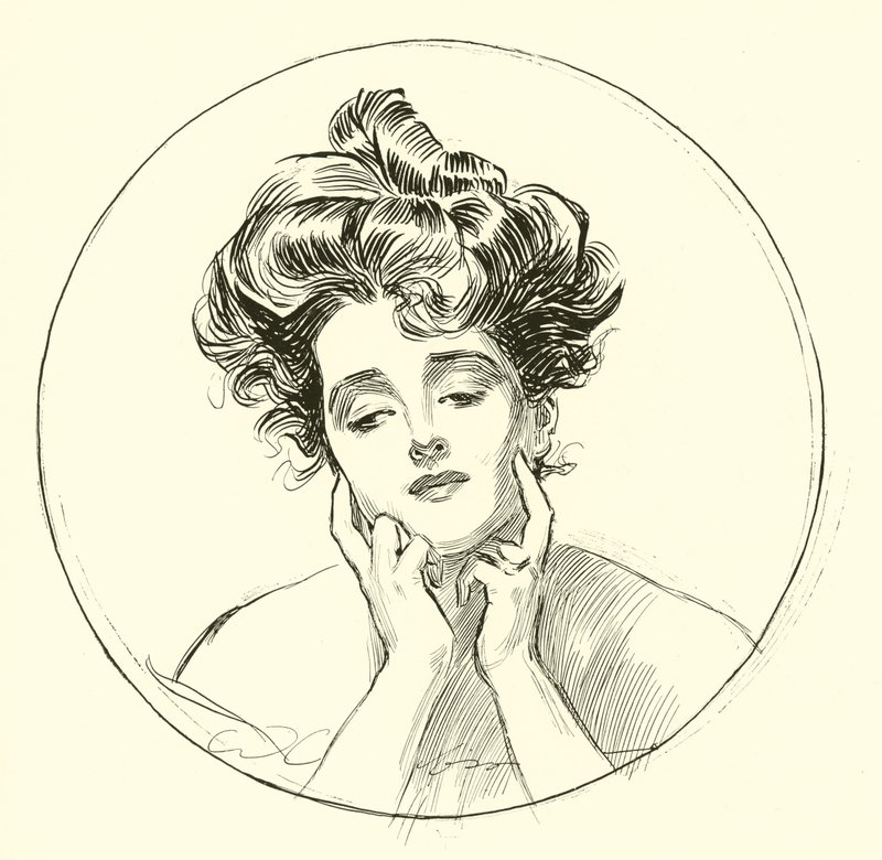 güzel dul by Charles Dana Gibson