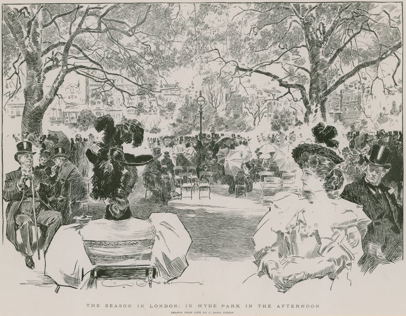 Öğleden sonra Hyde Park, Londra