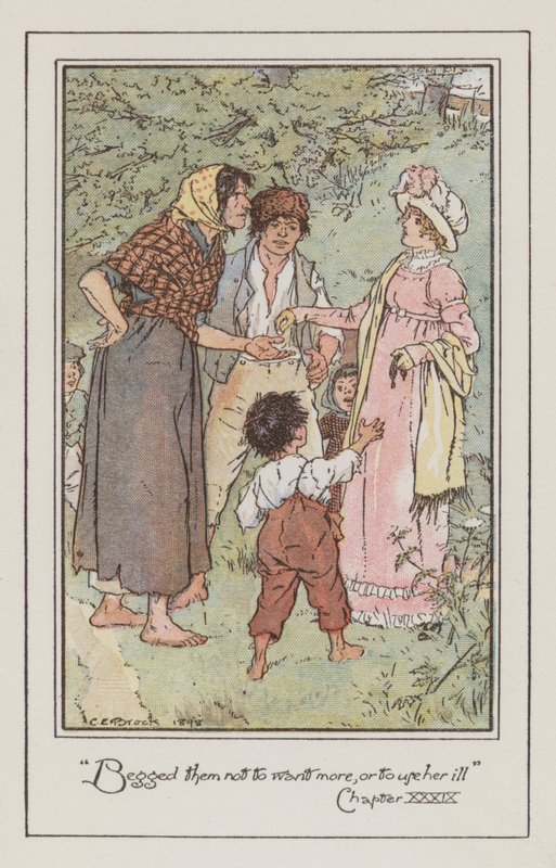 Jane Austen tarafından Emma için illüstrasyon (renkli taş) by Charles Edmund Brock
