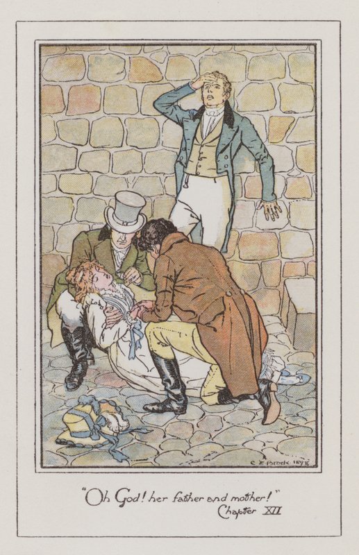 İkna için İllüstrasyon (renkli taş) by Charles Edmund Brock