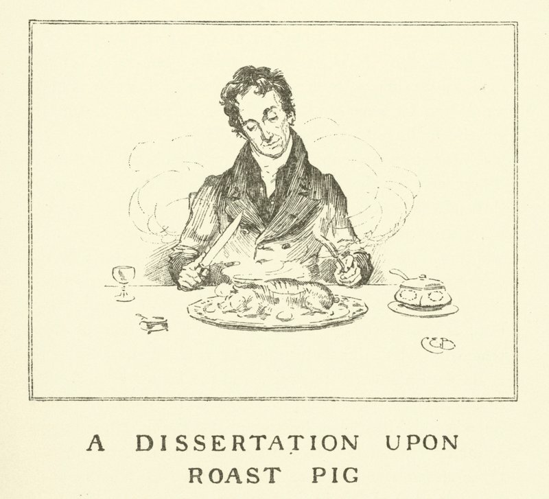 Charles Lamb'in Elia Denemeleri için illüstrasyon (gravür) by Charles Edmund Brock