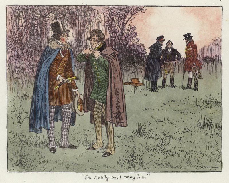 Pickwick Kağıtları için İllüstrasyon by Charles Edmund Brock