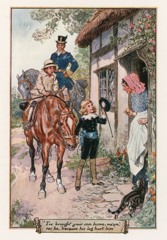 Küçük Lord Fauntleroy, Frances Hodgson Burnett by Charles Edmund Brock