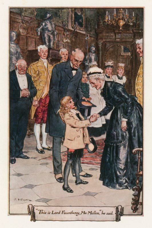 Küçük Lord Fauntleroy, Frances Hodgson Burnett by Charles Edmund Brock