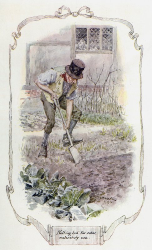 Ayık melankoli kullanımından başka bir şey değil (renkli taş) by Charles Edmund Brock