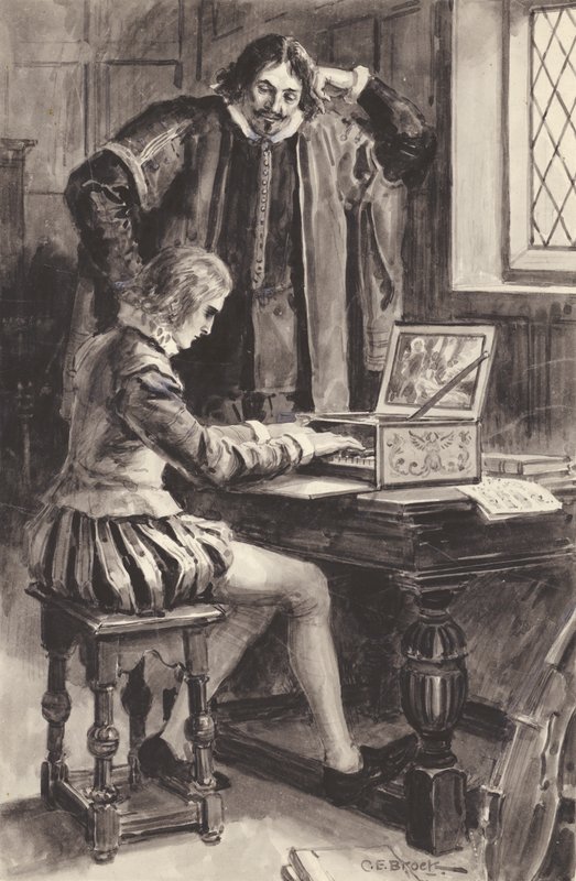 Thomas Tallis ve William Byrd by Charles Edmund Brock