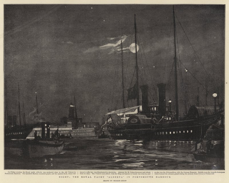 Gece, Portsmouth Limanı