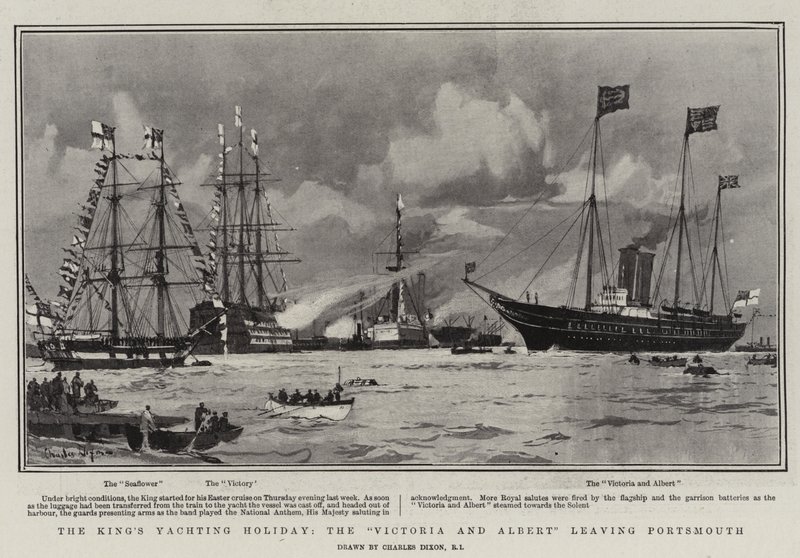 Kralın Yat Tatili, Victoria ve Albert Portsmouth