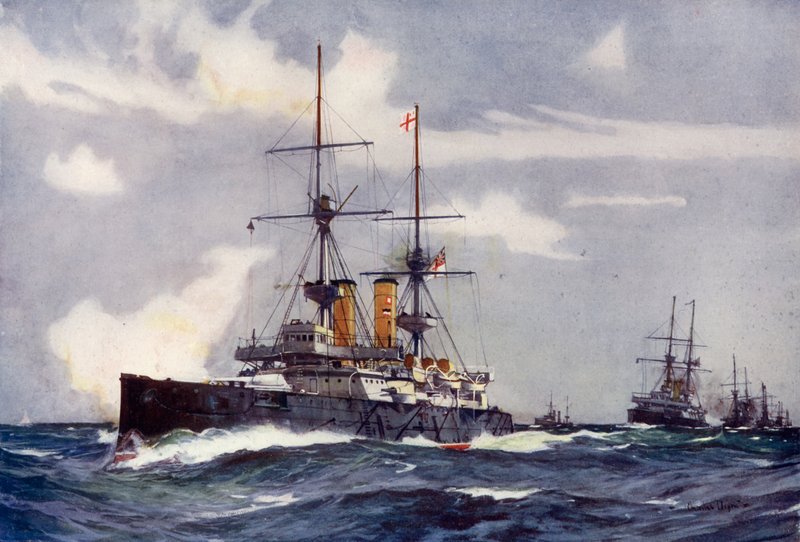 Rezerv Filosunun Lee Hattına Öncülük Eden İntikam, 1901 by Charles Edward Dixon
