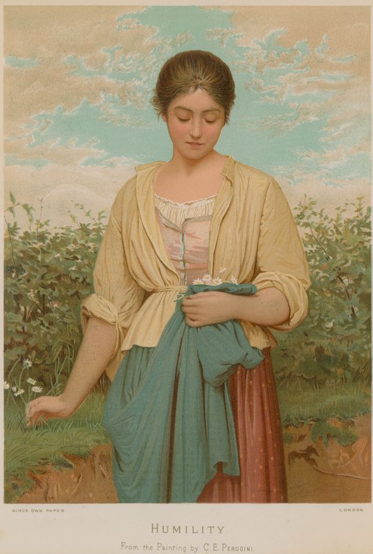 tevazu by Charles Edward Perugini