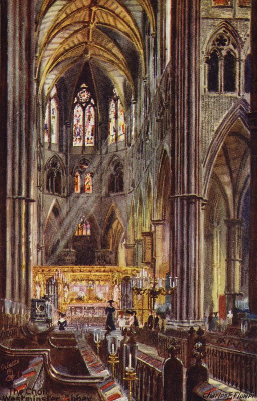 Koro, Westminster Abbey by Charles Edwin Flower