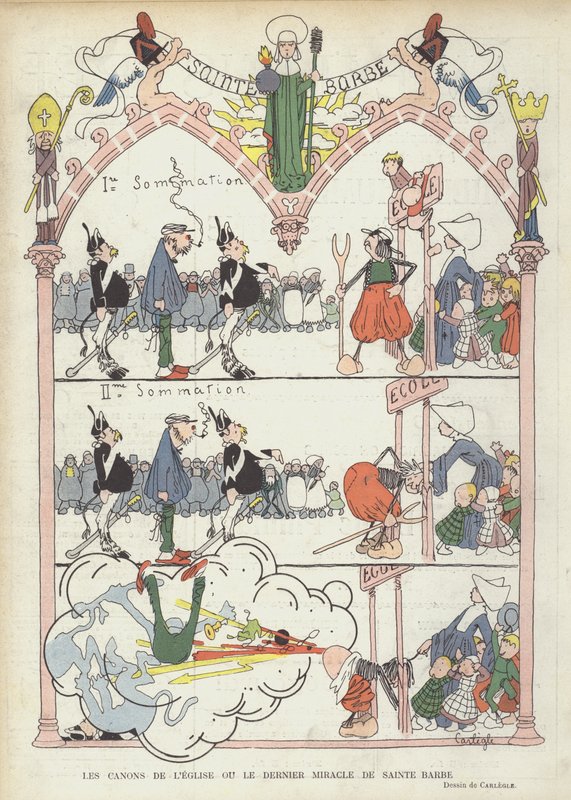Le Rire için İllüstrasyon by Charles Emile Egli