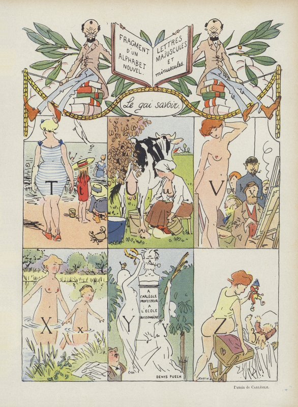 Le Rire için İllüstrasyon by Charles Emile Egli